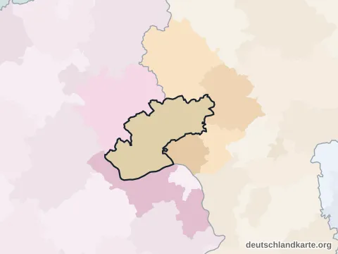 Vorschau: Nachbarkreiskarte vom Rheingau-Taunus-Kreis