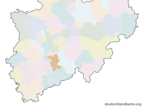Karte: Rheinisch-Bergischer Kreis in Nordrhein-Westfalen