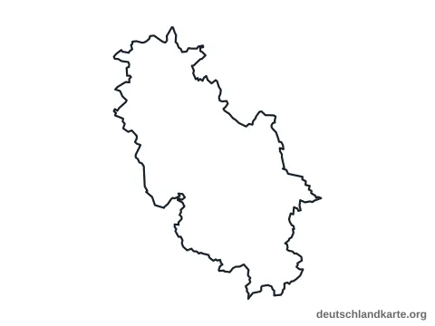 Vorschau: Umrisskarte vom Landkreis Rotenburg (Wümme)