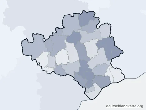 Vorschau: Verwaltungsgliederung vom Landkreis Rottal-Inn