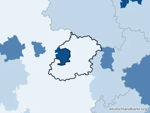 Vorschau: Bevölkerungsdichte vom Saale-Holzland-Kreis