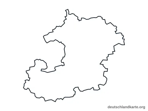 Vorschau: Umrisskarte vom Saale-Holzland-Kreis