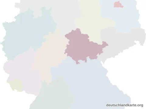 Vorschau: Lagekarte vom Saale-Orla-Kreis