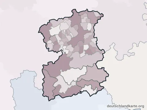 Vorschau: Ortskarte vom Saale-Orla-Kreis