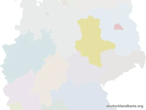 Vorschau: Lagekarte vom Saalekreis