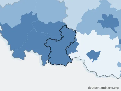 Vorschau: Bevölkerungsdichte vom Saarpfalz-Kreis