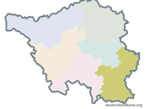 Vorschau: Karte im Bundesland vom Saarpfalz-Kreis