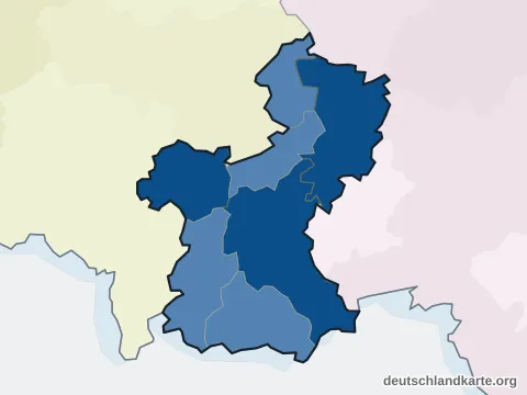 Vorschau: Einwohnerkarte vom Saarpfalz-Kreis