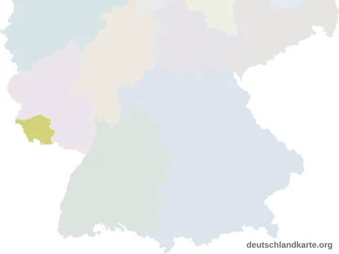 Vorschau: Lagekarte vom Saarpfalz-Kreis