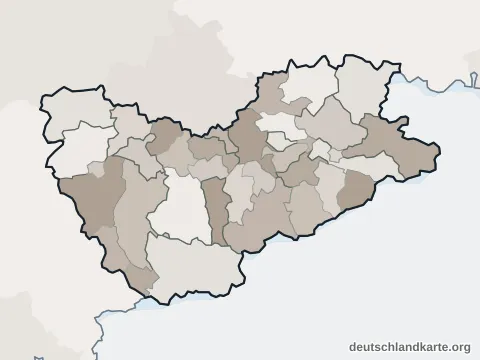 Vorschau: Ortskarte vom Landkreis Sächsische Schweiz-Osterzgebirge