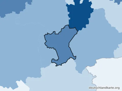 Vorschau: Bevölkerungsdichte von der kreisfreien Stadt Salzgitter