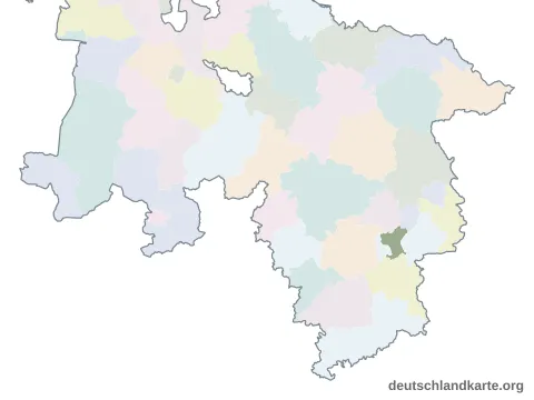 Vorschau: Karte im Bundesland von der kreisfreien Stadt Salzgitter