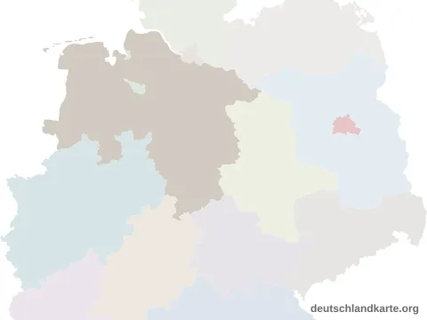 Vorschau: Lagekarte von der kreisfreien Stadt Salzgitter