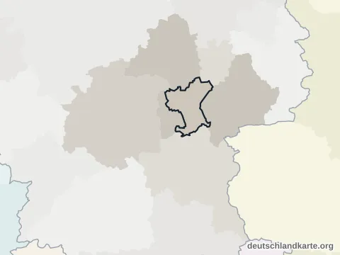 Vorschau: Nachbarkreiskarte von der kreisfreien Stadt Salzgitter