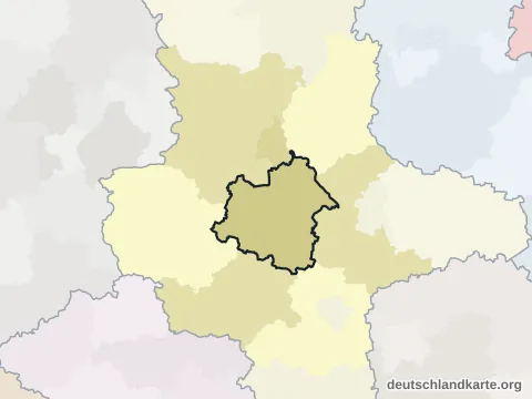 Vorschau: Nachbarkreiskarte vom Salzlandkreis