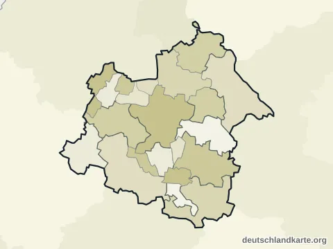 Vorschau: Ortskarte vom Salzlandkreis