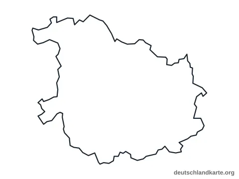 Vorschau: Umrisskarte vom Landkreis St. Wendel