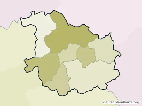 Vorschau: Verwaltungsgliederung vom Landkreis St. Wendel