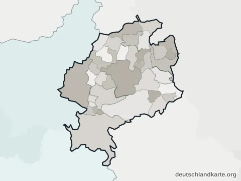 Vorschau: Ortskarte vom Landkreis Schaumburg