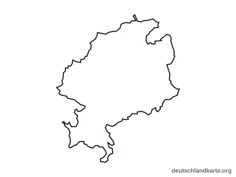 Vorschau: Umrisskarte vom Landkreis Schaumburg