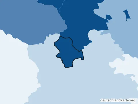 Vorschau: Bevölkerungsdichte von der kreisfreien Stadt Schwabach