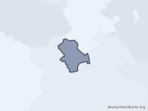Vorschau: Ortskarte von der kreisfreien Stadt Schwabach