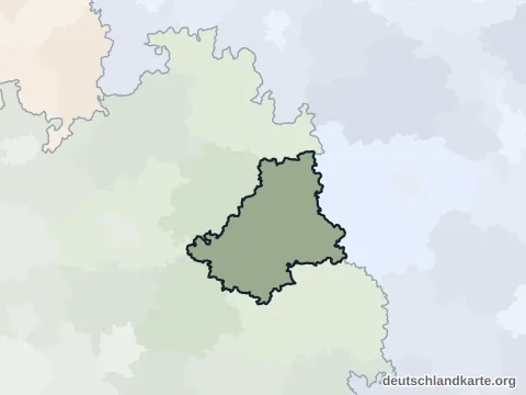 Vorschau: Nachbarkreiskarte vom Landkreis Schwäbisch Hall