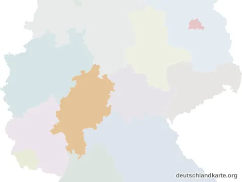 Vorschau: Lagekarte vom Schwalm-Eder-Kreis