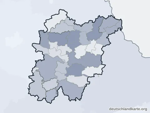 Vorschau: Verwaltungsgliederung vom Landkreis Schwandorf