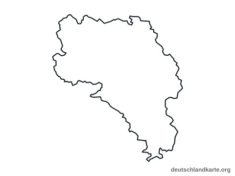 Vorschau: Umrisskarte vom Schwarzwald-Baar-Kreis