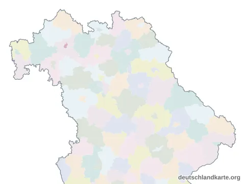 Vorschau: Karte im Bundesland von der kreisfreien Stadt Schweinfurt
