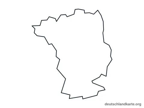 Vorschau: Umrisskarte von der kreisfreien Stadt Schwerin