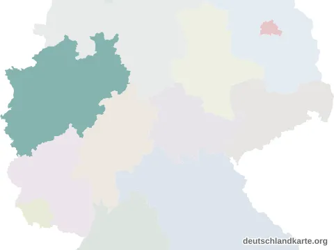 Vorschau: Lagekarte vom Kreis Siegen-Wittgenstein