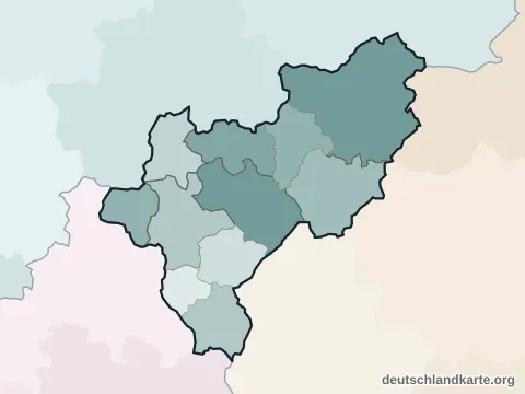 Vorschau: Verwaltungsgliederung vom Kreis Siegen-Wittgenstein