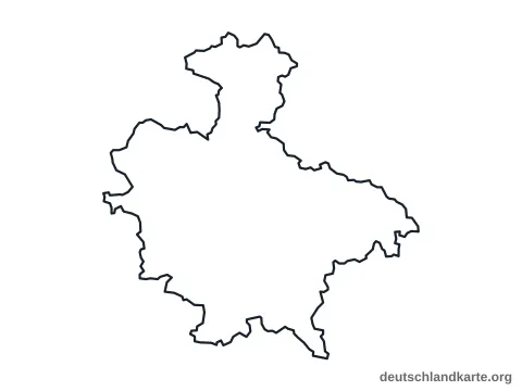 Vorschau: Umrisskarte vom Landkreis Sigmaringen