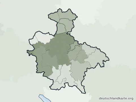 Vorschau: Verwaltungsgliederung vom Landkreis Sigmaringen