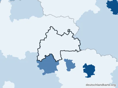 Vorschau: Bevölkerungsdichte vom Landkreis Sömmerda