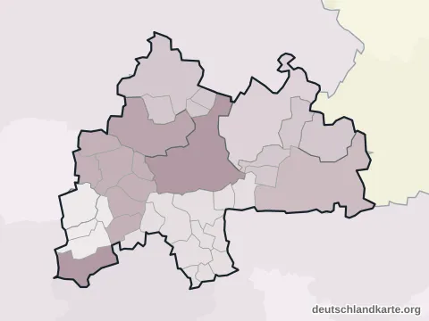 Vorschau: Verwaltungsgliederung vom Landkreis Sömmerda