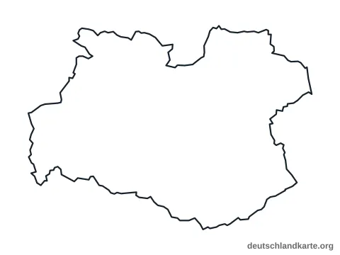 Vorschau: Umrisskarte vom Kreis Soest