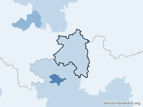 Vorschau: Bevölkerungsdichte vom Landkreis Sonneberg