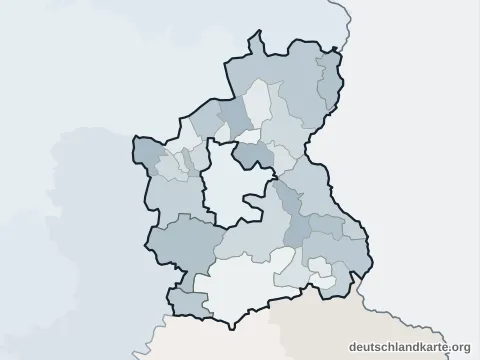 Vorschau: Ortskarte vom Landkreis Spree-Neiße