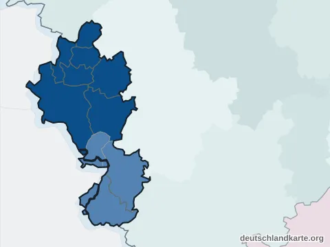 Vorschau: Einwohnerkarte von der Städteregion Aachen