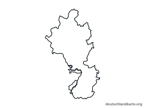Vorschau: Umrisskarte von der Städteregion Aachen