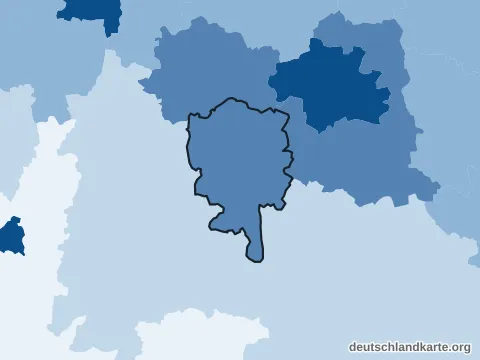Vorschau: Bevölkerungsdichte vom Landkreis Starnberg