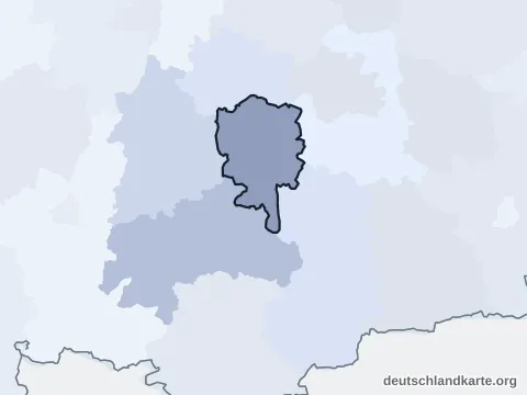 Vorschau: Nachbarkreiskarte vom Landkreis Starnberg