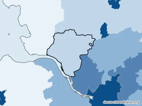 Vorschau: Bevölkerungsdichte vom Kreis Steinburg