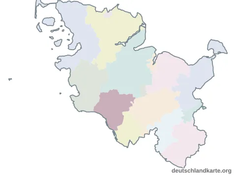 Vorschau: Karte im Bundesland vom Kreis Steinburg