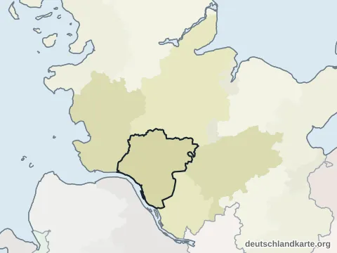 Vorschau: Nachbarkreiskarte vom Kreis Steinburg