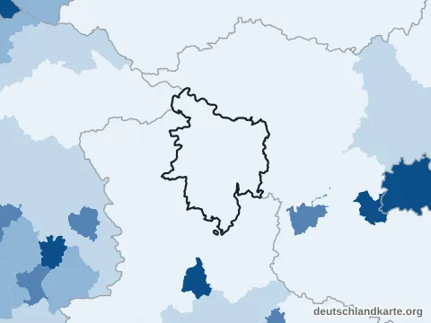 Bevölkerungsdichte: Landkreis Stendal