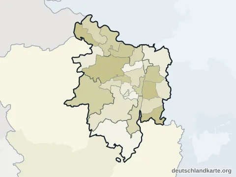 Ortskarte: Landkreis Stendal